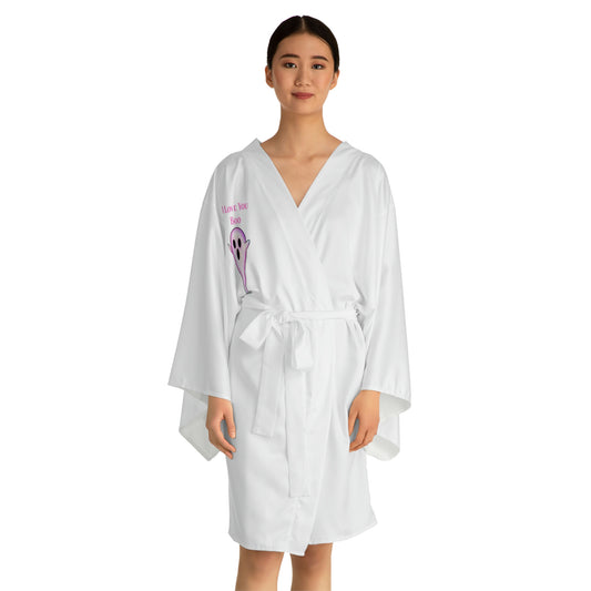 I Love You Boo White Robe - Witchy Kitchens