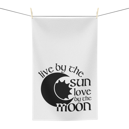 Live by the Sun Love by the Moon Tea Towel - Witchy Kitchens