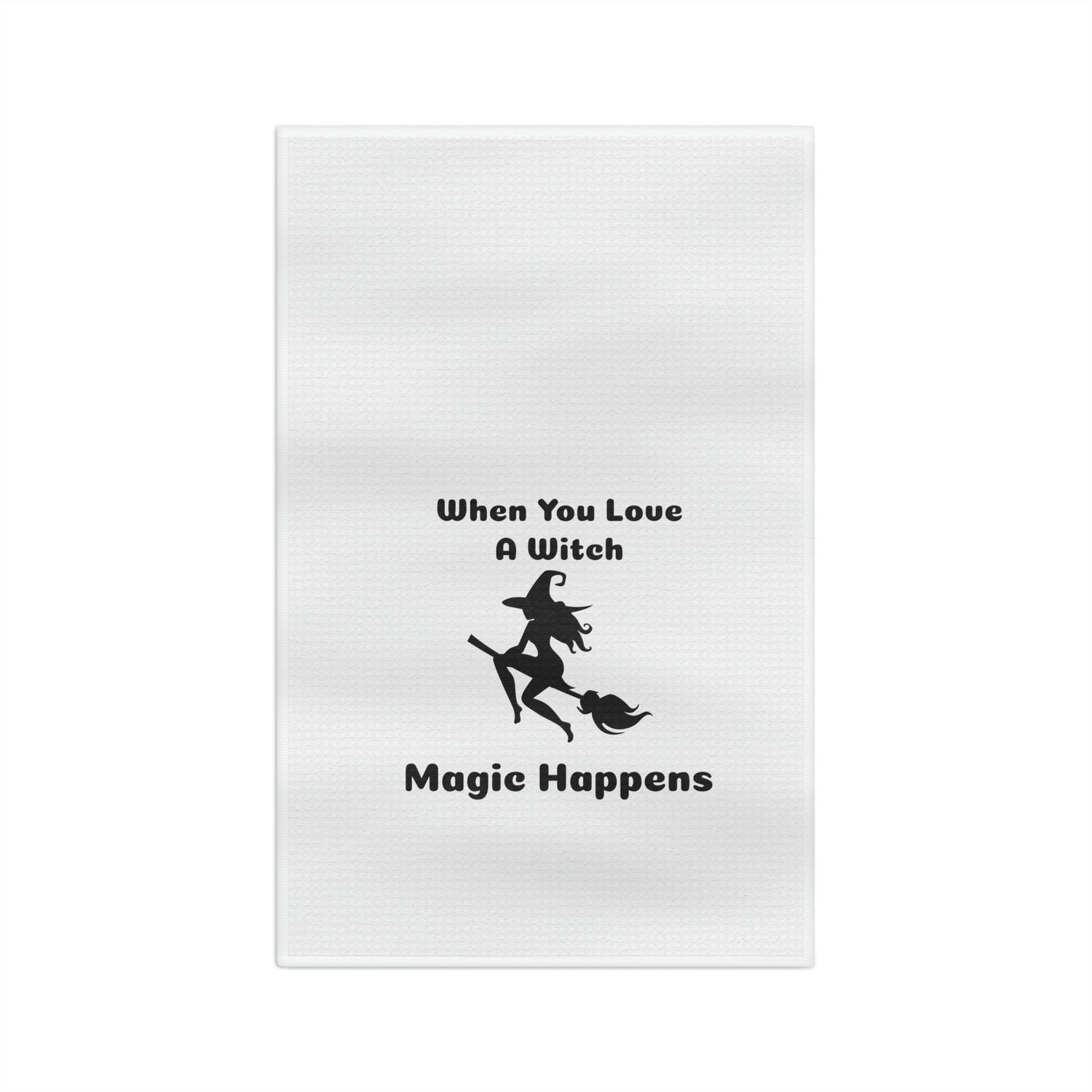 When you Love a Witch Tea Towel - Witchy Kitchens