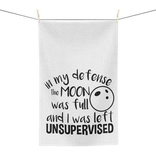 In My Defense Tea Towel - Witchy Kitchens