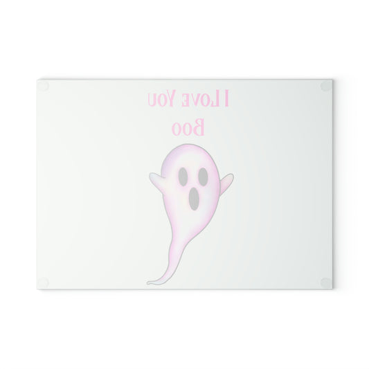 Boo Glass Cutting Board - Witchy Kitchens