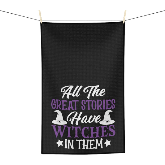 All The Great Stories Tea Towel - Witchy Kitchens