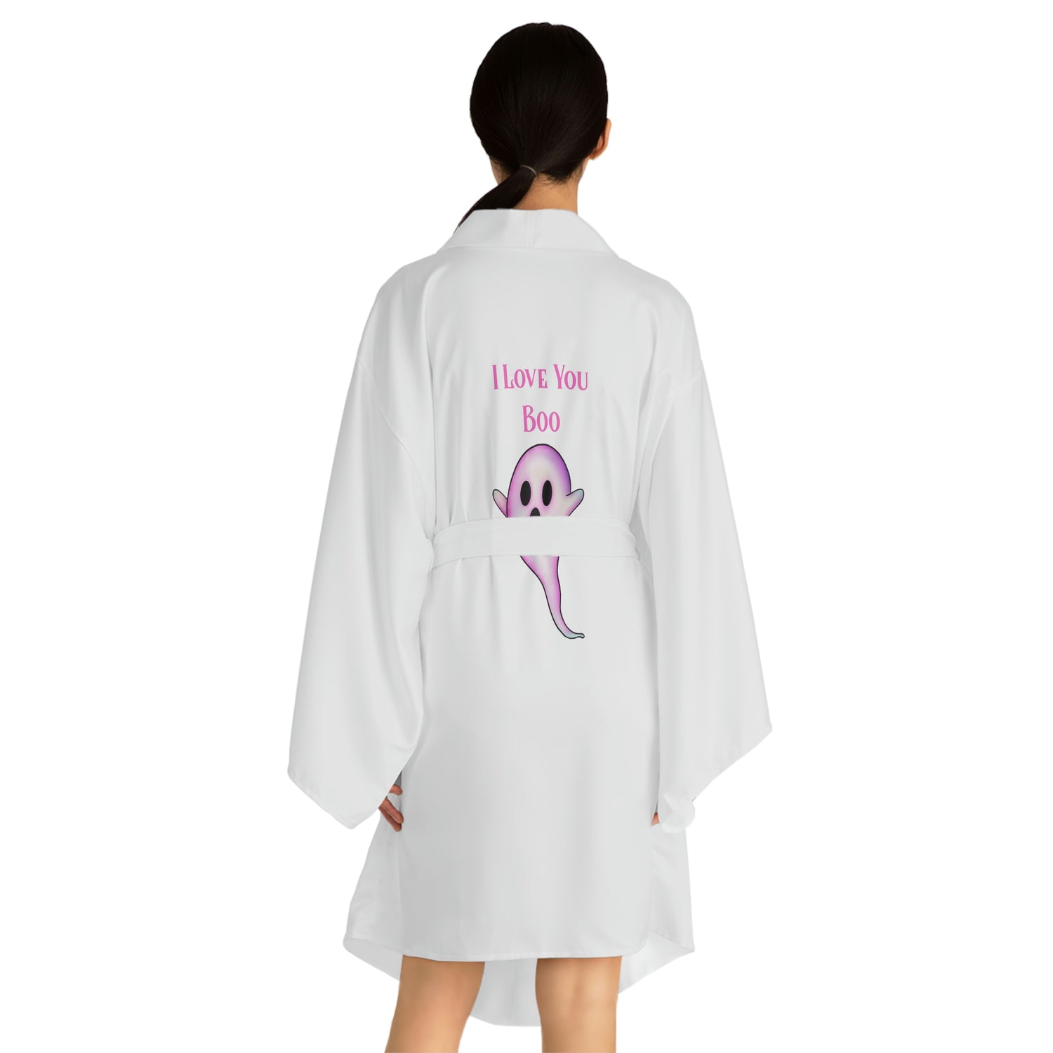 I Love You Boo White Robe - Witchy Kitchens