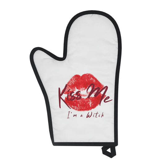 Kiss Me I'm a Witch Oven Glove - Witchy Kitchens