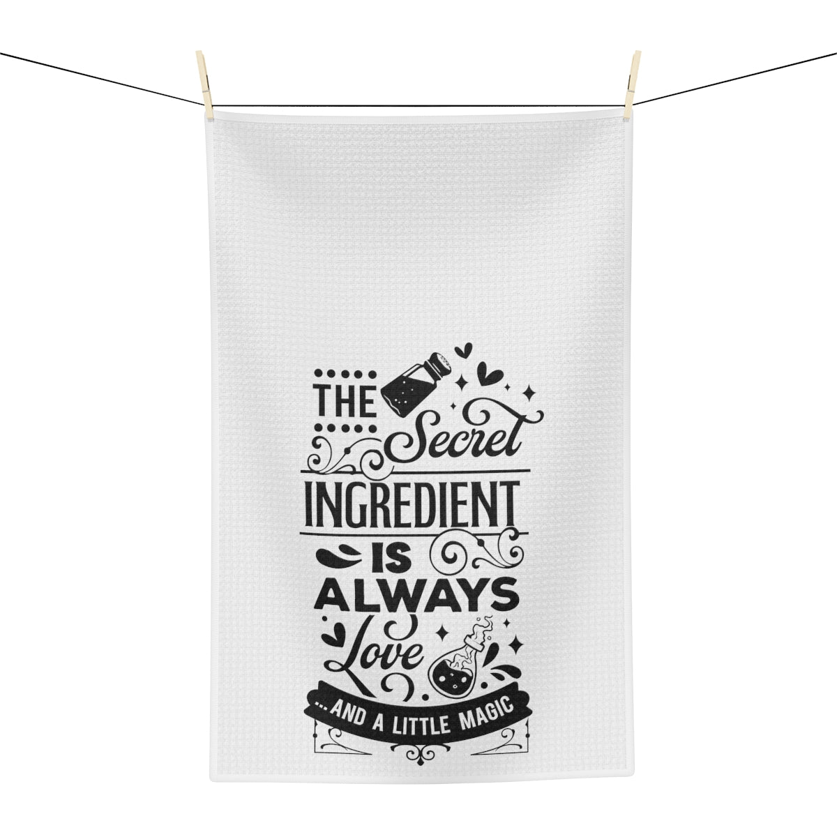 Secret Ingredient Tea Towel - Witchy Kitchens