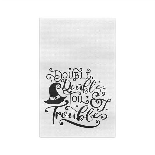 Double Double Toil & Trouble Tea Towel - Witchy Kitchens