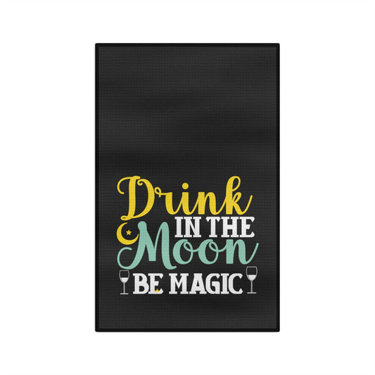 Drink In The Moon Tea Towel - Witchy Kitchens