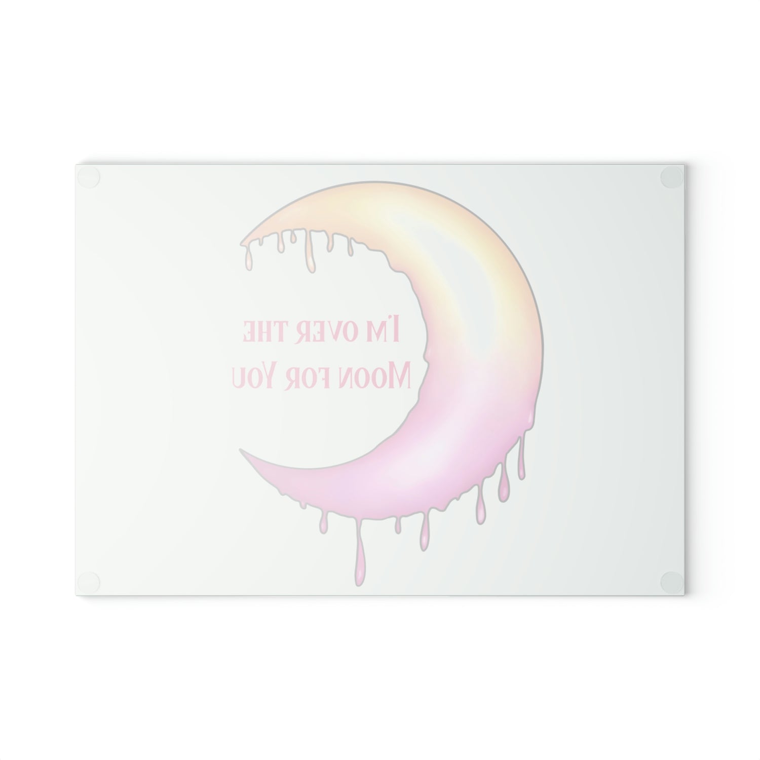 Over The Moon Glass Cutting Board - Witchy Kitchens