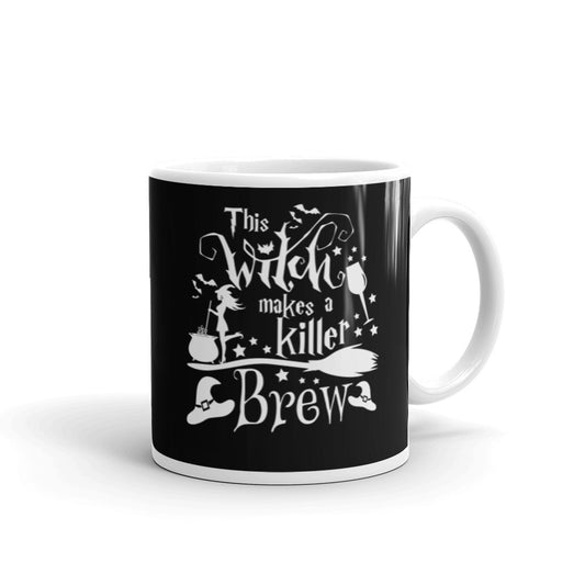 White glossy mug - Witchy Kitchens