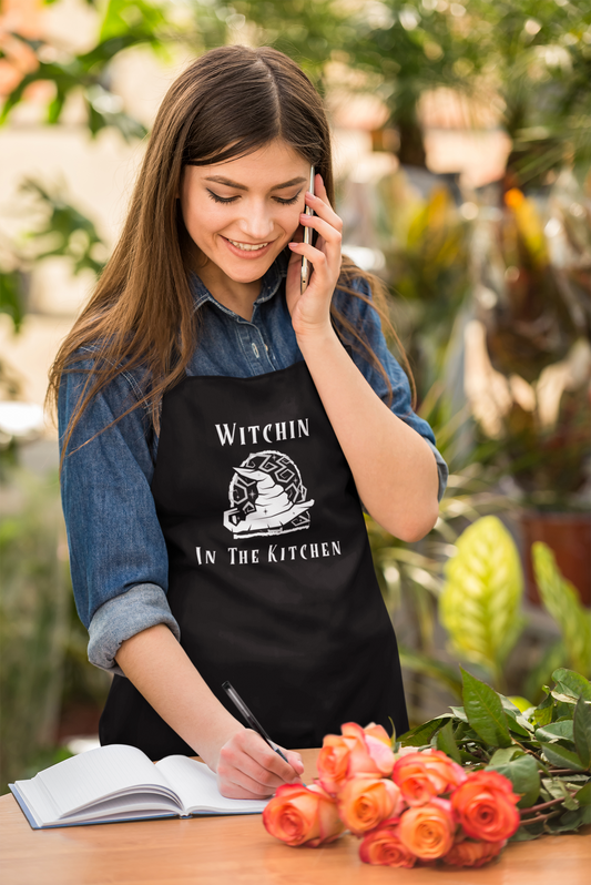 Witchin in the Kitchen Apron - Witchy Kitchens